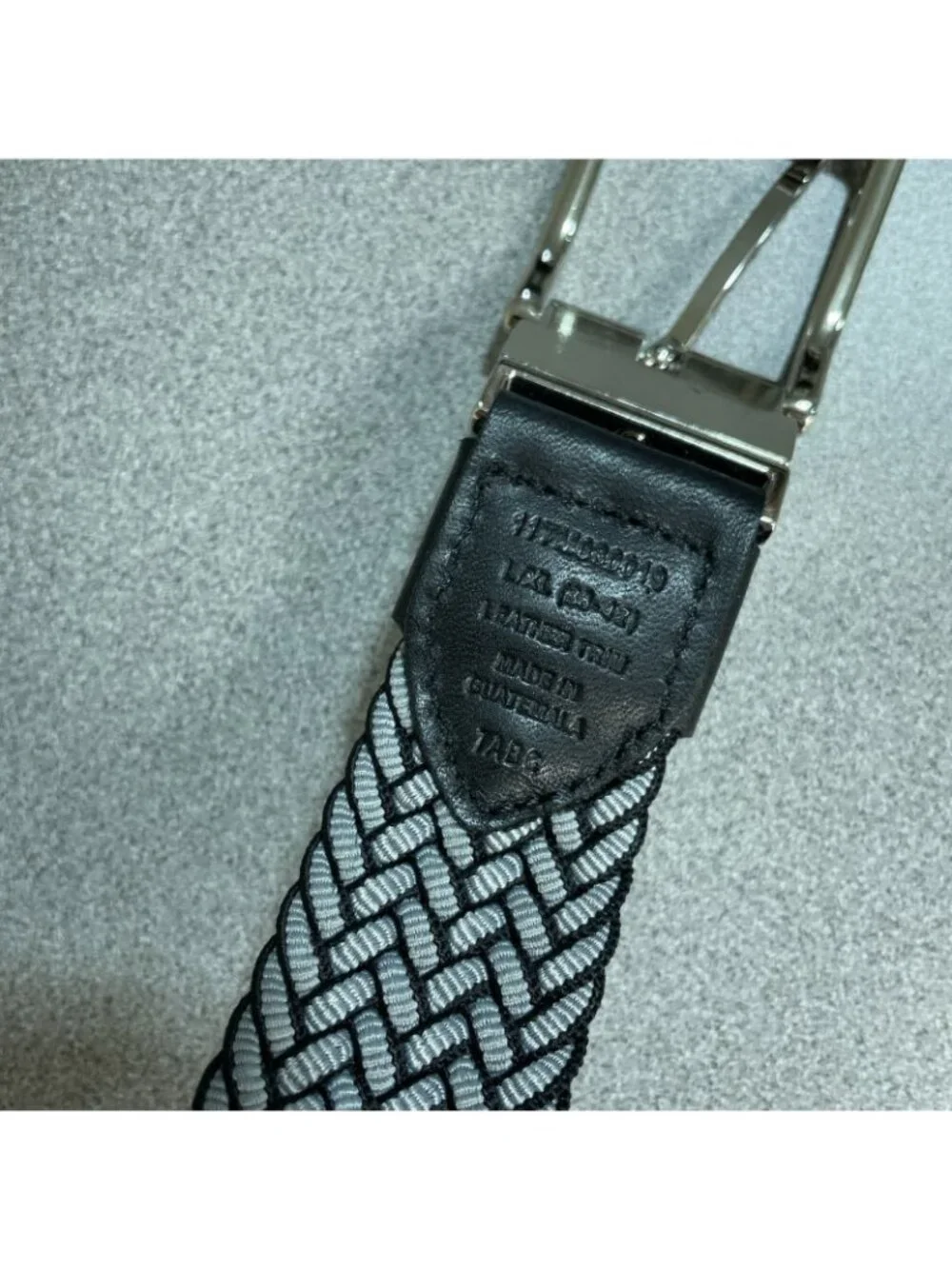 NWT Tommy Bahama Men's L/XL 40-44 Stretch Reversible Belt Black  Gray